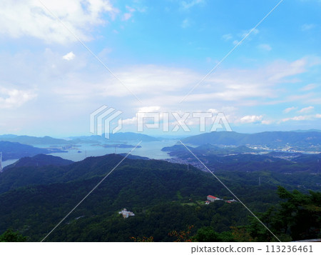 從向島/高見山展望台欣賞的壯麗景色（廣島縣尾道市） 113236461