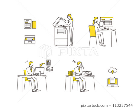 準備轉換為 DX 並創建電子資料的業務人員 113237544