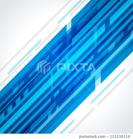 Abstract Blue Tech Background 113238119
