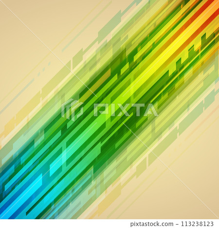 Abstract Green and Yellow Background With Lines 113238123