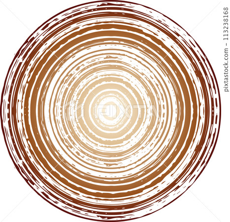 用畫筆畫出像樹木年輪一樣的漩渦 113238168
