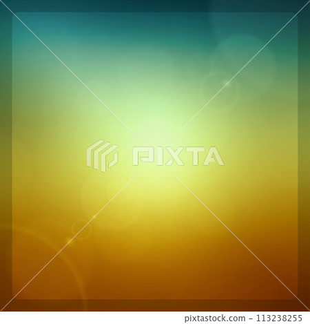 Blurry Yellow and Green Abstract Background 113238255