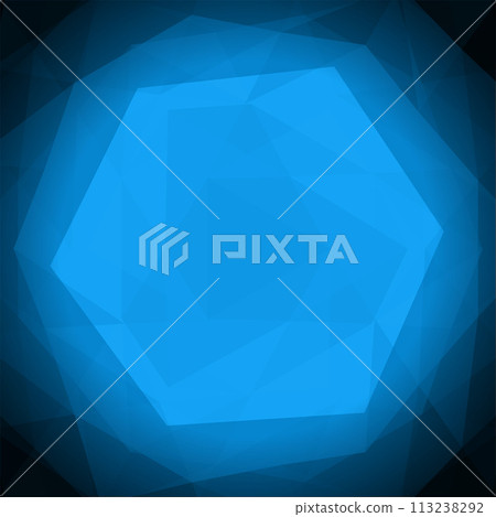 Blue Polygonal Mosaic Background Blue Polygonal Mosaic Background 113238292