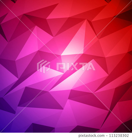 Purple and Pink Polygonal Mosaic Background 113238302