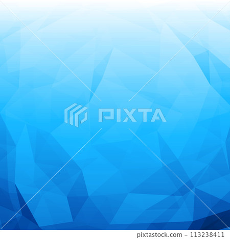 Blue Polygonal Mosaic Background 113238411