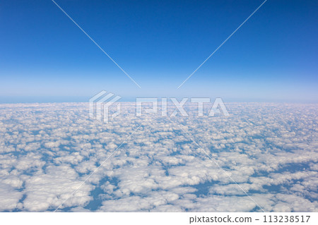 Image of clouds seen from above 113238517