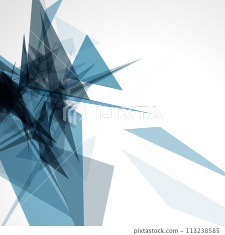 Shattered Glass Effect on White Background 113238585