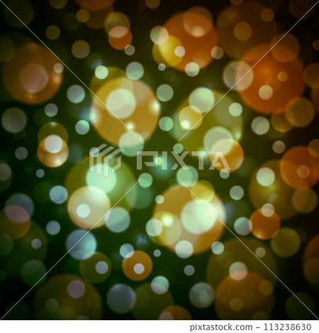 Abstract Bokeh Lights Background in Warm Hues 113238630