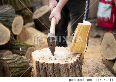 chopping wood chopping wood 113239211