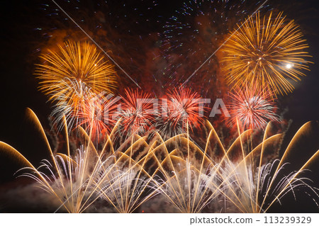 Kawarago Coast Fireworks Wide S 113239329