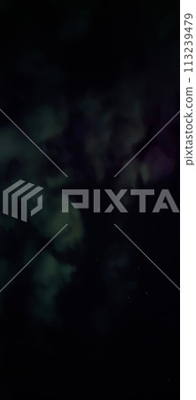 The appearance of the sky with beautiful clouds and the moon on a very quiet night 113239479