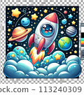 Space rocket 113240309