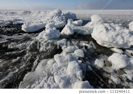 北海道溫根別海岸冬景 北海道溫根別海岸冬景 113240411