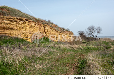 Wild beach in the village of Fontanka, Odessa region, Ukraine Wild beach in the village of Fontanka, Odessa region, Ukraine 113241172