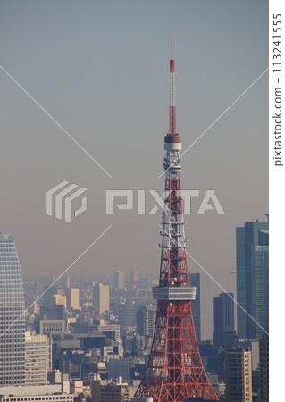 2017 年東京港區風景,東京鐵塔清晰可見 2017 年東京港區風景,東京鐵塔清晰可見 113241555