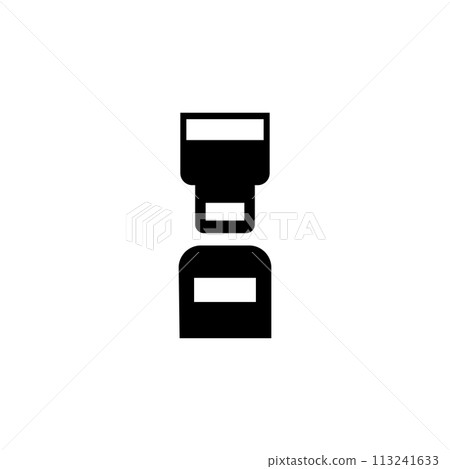 Seat Belt Flat Vector Icon 113241633