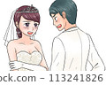 bride and groom fighting at the wedding 113241826