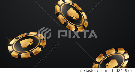 casino background vector illustration for gambling poster banner elegant design 113241956
