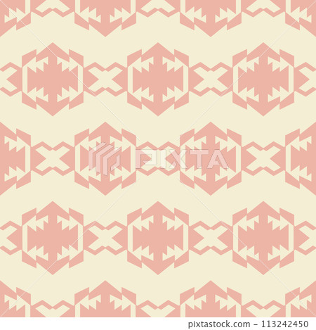 Tribal Southwestern Navajo Quilt Seamless Pattern 113242450