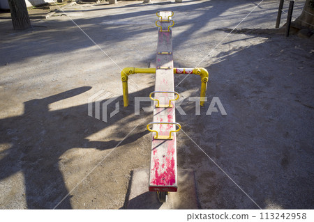 The seesaw of the park The seesaw of the park 113242958