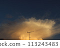 傍晚的雲和天線 113243483