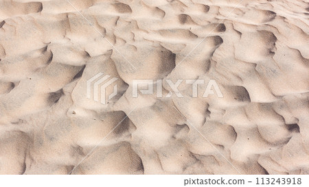 Beach Sand Wind Contours Shape Background 113243918