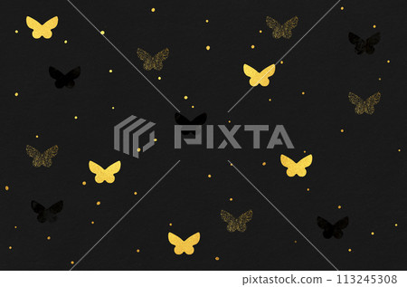 Japanese paper texture with butterfly pattern_luxury Japanese modern background Japanese paper texture with butterfly pattern_luxury Japanese modern background 113245308