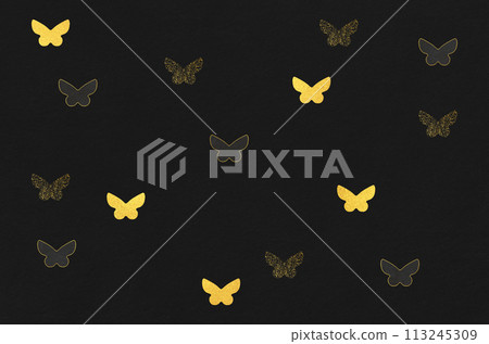 Japanese paper texture with butterfly pattern_luxury Japanese modern background Japanese paper texture with butterfly pattern_luxury Japanese modern background 113245309