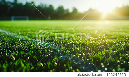 室外足球練習場草地特寫 室外足球練習場草地特寫 113246213