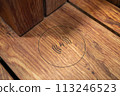 Wireless Charging Station on the wooden chair. 113246523