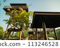 Beautiful landscape view of the Observation towers in Putrajaya Wetlands Park. 113246528