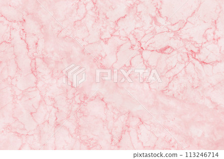 Pink background marble wall texture for design art work, seamless pattern of tile stone with bright and luxury. 113246714