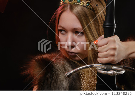 young viking woman young viking woman 113248255