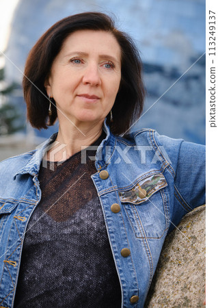 beautiful senior woman beautiful senior woman 113249137