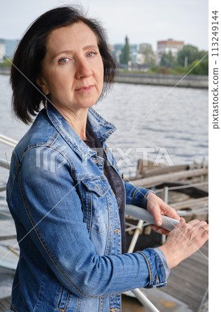 beautiful senior woman beautiful senior woman 113249144