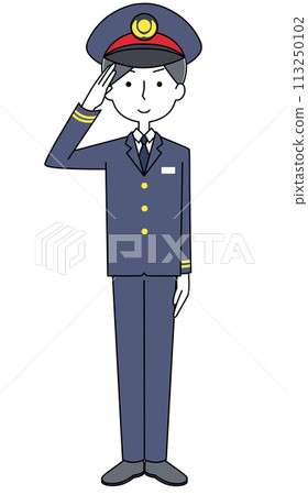 Salute conductor (male) Salute conductor (male) 113250102