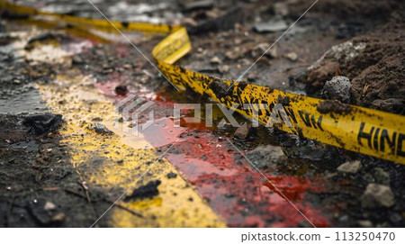 Chemical Spill Prevention Tape, used to cover areas and perform cleaning procedures 113250470