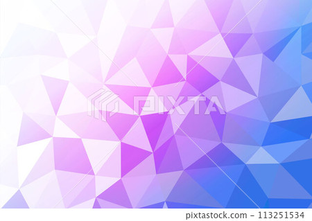 Geometric pattern, polygon pattern, blue and purple gradation Geometric pattern, polygon pattern, blue and purple gradation 113251534