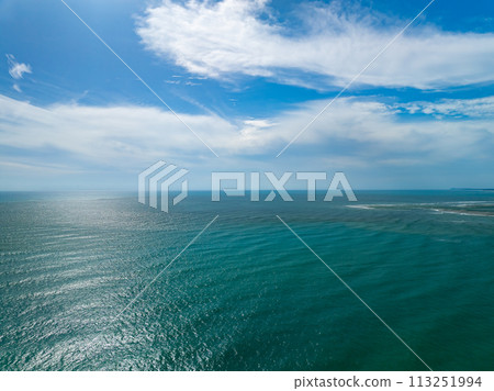 Amazing Top view sea surface waves landscape background Amazing Top view sea surface waves landscape background 113251994