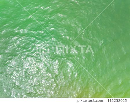 Top view tropical sea beach seascape,Waves texture background,Summer sea waves nature background 113252025