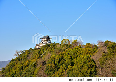 <Aichi Prefecture> Inuyama Castle and the blue sky <Aichi Prefecture> Inuyama Castle and the blue sky 113252411
