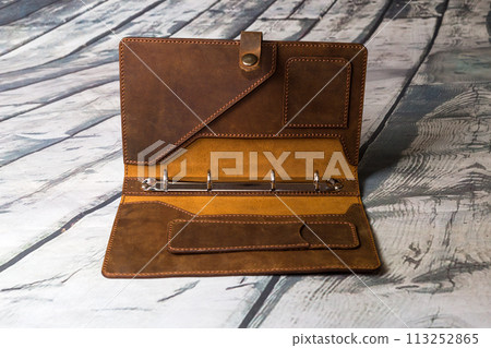 Cover folder made of genuine leather for notepad papers size A5 Cover folder made of genuine leather for notepad papers size A5 113252865