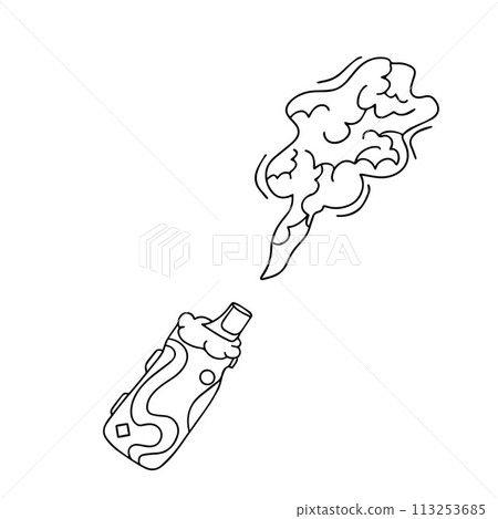 cigarette doodles Work of cigarettes. Smoking is bad for you don't do it!! Cigarette with smoke, hand drawn