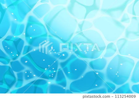 Transparent water surface background illustration Transparent water surface background illustration 113254009