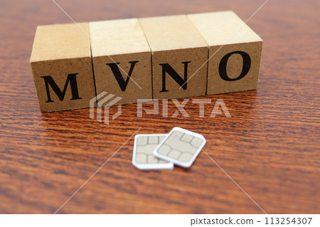 Image of MVNO SIM card Image of MVNO SIM card 113254307