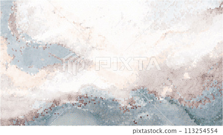 抽象的天空和大海:時尚的馬賽克瓷磚風格背景圖淡藍色 抽象的天空和大海:時尚的馬賽克瓷磚風格背景圖淡藍色 113254554