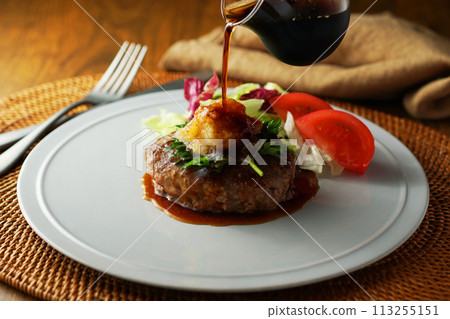 日式漢堡佐自製柚子醬 113255151