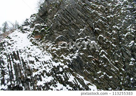 清津峽雪景 清津峽雪景 113255383