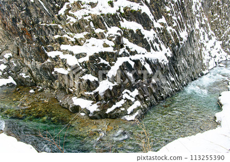 清津峽雪景 清津峽雪景 113255390