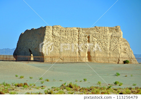 Silk Road China Gansu Province Hexi Corridor Yumen Pass Ruins 113256479